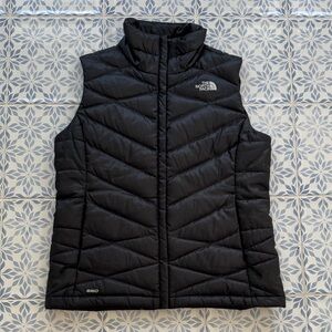 The North Face Black 550 Quilted Down Vest